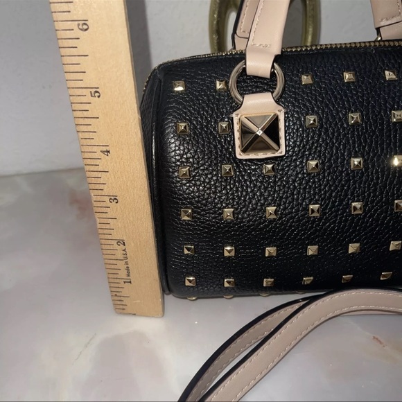 MICHAEL MICHAEL KORS Grayson Small Studded Leather Duffel Crossbody Bag - Picture 7 of 12